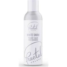 Dekorativní airbrush barva tekutá Fractal - White Snow (100 ml)