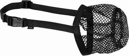 Trixie Ochranný náhubek polyester síťka S černý, 18 cm