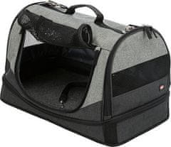 Trixie Transportní taška-pelíšek HOLLY 50x30x30 cm nylon,černo/šedá (max 15kg)