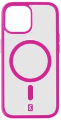 CellularLine Zadný kryt Pop Mag s podporou Magsafe pre Apple iPhone 15 Plus, číry / ružový (POPMAGIPH15MAXF)