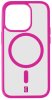 Zadný kryt Pop Mag s podporou Magsafe pre Apple iPhone 15 Pro, čirý / ružový (POPMAGIPH15PROF)