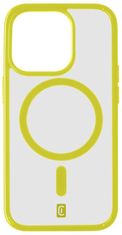 CellularLine Zadný kryt Pop Mag s podporou Magsafe pre Apple iPhone 15 Pro, číry / limetkový (POPMAGIPH15PROL)