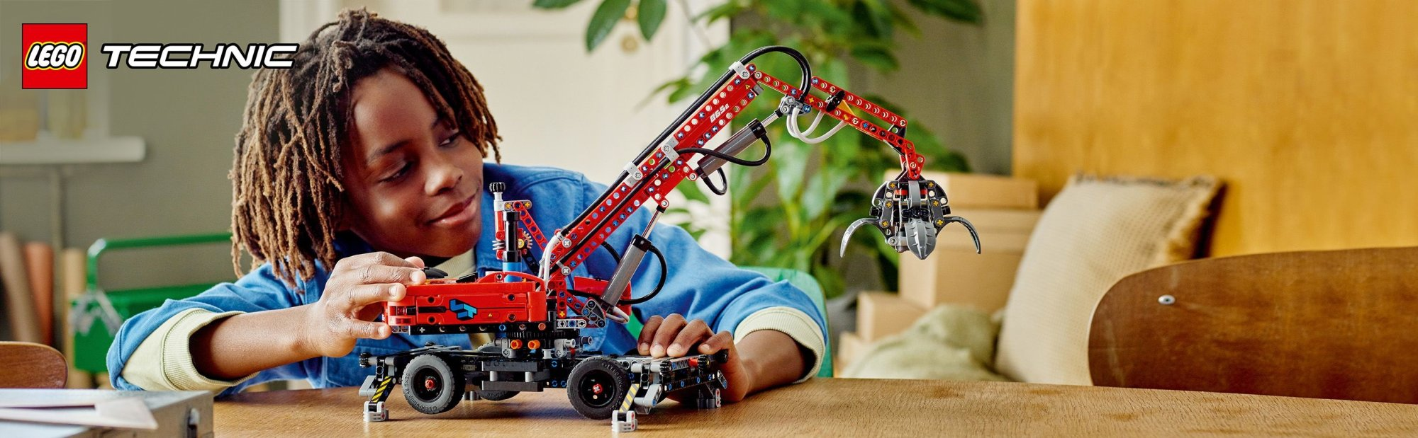 Lego Technic 42144 Bager s drapákom