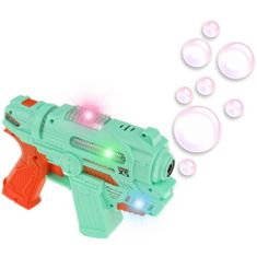 Nobo Kids Mydlová bublinková pištoľ so zvukom - zelená
