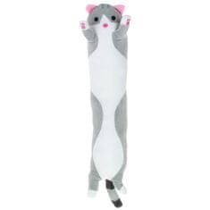 Nobo Kids Long Plush Kitten Mascot Pillow Roller ružový