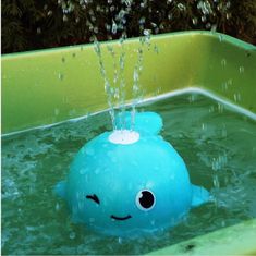Nobo Kids Veľrybia fontána vyvierajúca voda na kúpanie - modrá