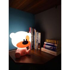 Nobo Kids Detská LED nočná lampa medvedíka - ružová