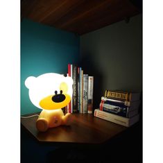 Nobo Kids Detská LED nočná lampa Medvedík - žltá