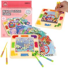Nobo Kids Vzdelávacie puzzle Kreatívna hra Mozaikové gule