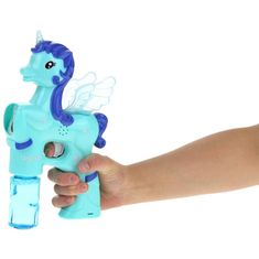 Nobo Kids Bublinková pištoľ Unicorn – modrá