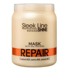 shumee Sleek Line Repair Mask maska s hodvábom pre poškodené vlasy 1000 ml