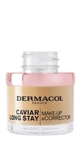 Dermacol Dlhotrvajúci make-up s výťažkami z kaviáru a zdokonaľovací korektor (Caviar Long Stay Make-Up & Corr (Odtieň 3 Nude)