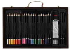 Teddies Sada na maľovanie Art box kreatívna sada 79ks v drevenom kufríku