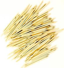 WOWO 100 ks Obojstranné tyčinky Orange Wood Sticks pre manikúru