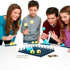 Netscroll Spoločenská hra pre celú rodinu, stolová hra: kto prvý splní vzor na karte, na hranie s kartami a loptičkami, pre všetky vekové kategórie, strategické myslenie, rozvoj motoriky, 2+ hráčov, HopGame