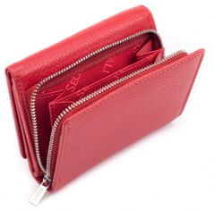 Dámska kožená peňaženka 7106 B red