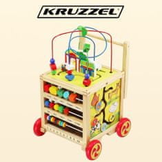 Kruzzel 22606 Detské drevené chodítko
