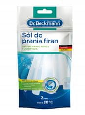 Dr. Beckmann Pracia a bieliaca soľ na záclony 80g
