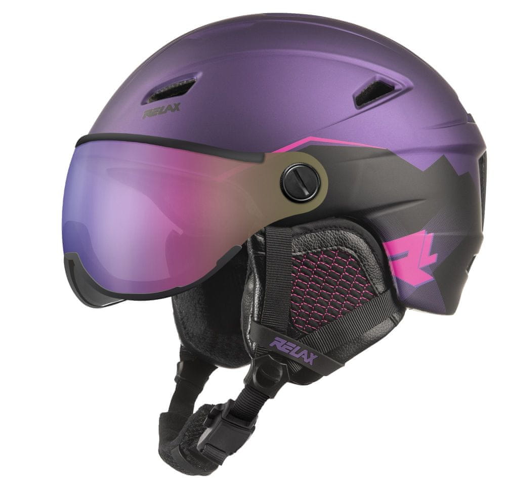 Relax Lyžařská helma Stealth RH24W fialová S