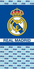 FAN SHOP SLOVAKIA Modrá Osuška Real Madrid FC, modrá, 70x140, bavlna