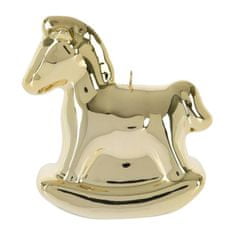 ModernHome Zlatý hojdací kôň sada 12 ks