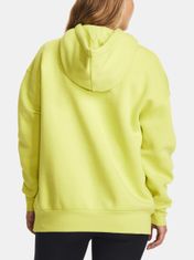 Under Armour Mikina Essential Flc OS Hoodie-YLW S
