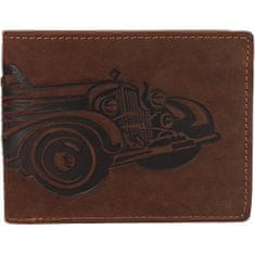 Lagen Pánska kožená peňaženka 19179 BRN CAR