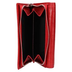 Lagen Dámska kožená peňaženka LG-2151 RED