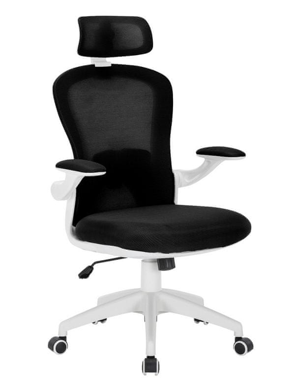Veneti Otočná stolička FABLE - čierna / biela