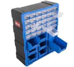 AHProfi Plastový organizér / box na skrutky 39 rozdeľovačov - MW1501