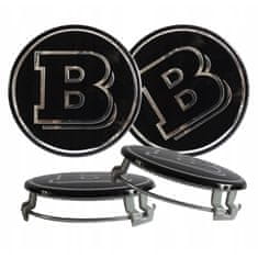 BB-Shop Sada emblémov Mercedes Brabus 75 mm