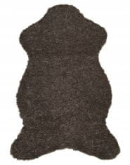 Kaemingk Mäkký huňatý hnedý koberec 50 x 90 cm