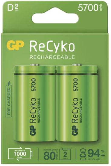 GP nabíjecí batérie ReCyko D (HR20), 2ks