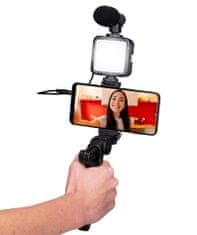 GRUNDIG Selfie štúdio s osvetlením a tripod