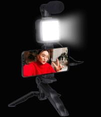 GRUNDIG Selfie štúdio s osvetlením a tripod