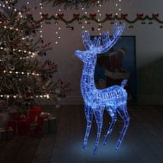 Vidaxl XXL Akrylový vianočný sob 250 LED 180 cm modrý