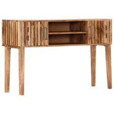 Vidaxl Konzolový stolík 120x35x76 cm masívne akáciové drevo