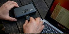 Newell Dual USB-C nabíjačka pre batérie Canon LP-E6 powerbank čítačka SD