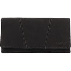 Lagen Dámska kožená peňaženka 66-388 BLACK