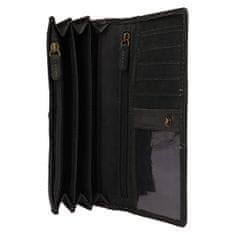 Lagen Dámska kožená peňaženka 66-388 BLACK