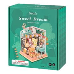 Robotime miniatura domečku Ložnice pro sladké sny