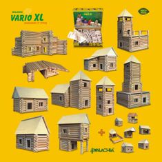 WALACHIA Drevená stavebnica Vario XL 184 dielov