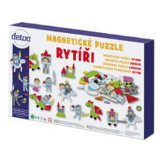 DETOA Magnetické puzzle Rytieri