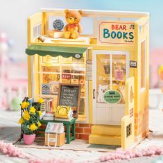 Robotime miniatura domečku Medvědí knihkupectví
