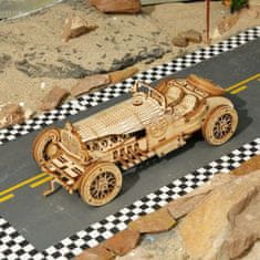 Robotime Robotime 3D drevené puzzle Závodní veterán Grand Prix car 1:16 220 ks