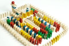 Ekotoys EkoToys Dřevěné domino barevné 830 ks