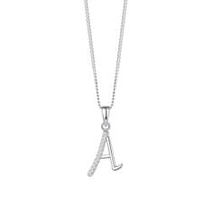 Preciosa Strieborný náhrdelník písmeno "A" 5380 00A (retiazka, prívesok)