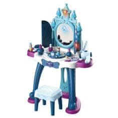 Baby Mix Detský toaletný stolík ľadový svet so svetlom, hudbou a stoličkou BABY MIX 