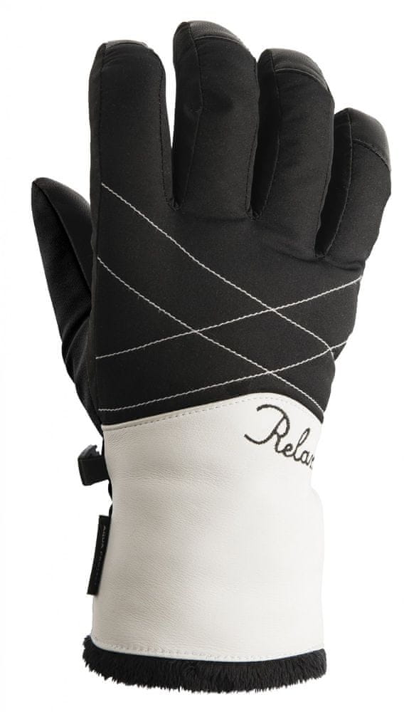Relax Lyžiarske rukavice Tarja RR26C čierna/biela M
