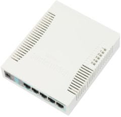 Mikrotik Switch RouterBOARD RB260GS smart, 5x LAN, 1x SFP, SwOS